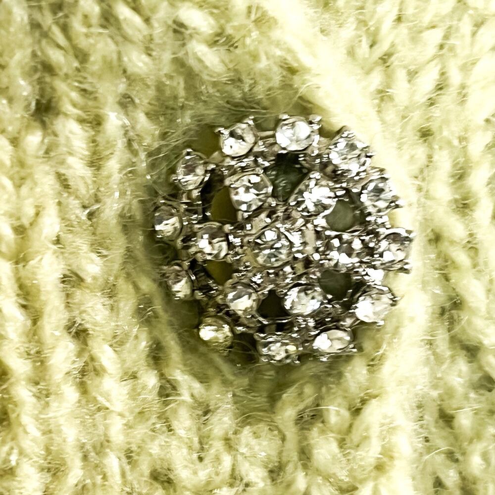 Ann Taylor Loft Womens Mohair Wool Blend Cardigan Sweater - Green Petite Size SP - Picture 3 of 8